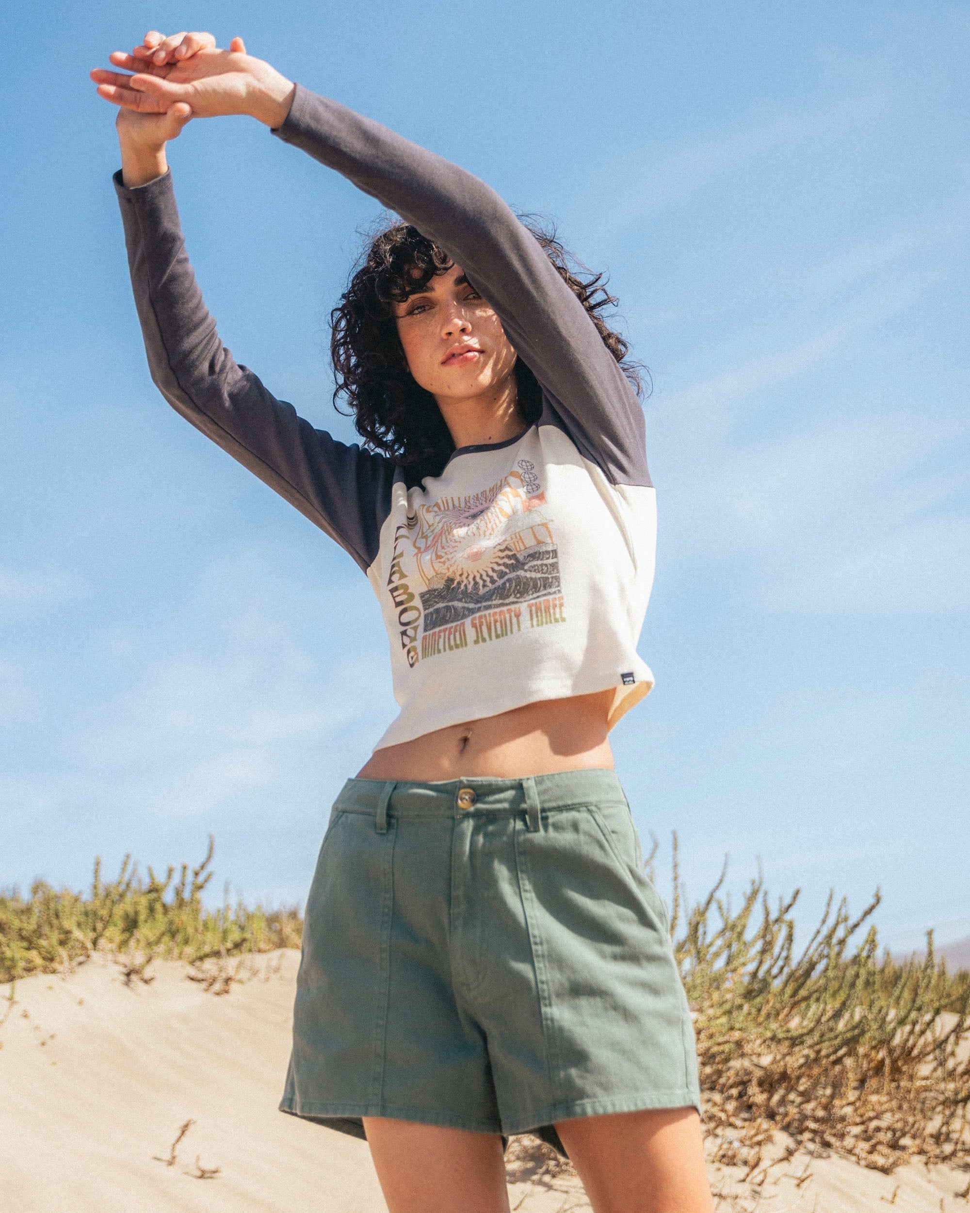 Sun Days Denim Shorts - Forest