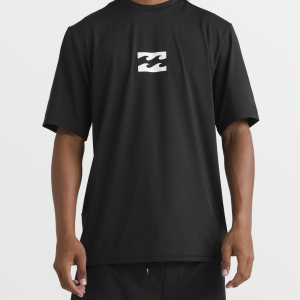 All Day Wave Short Sleeve Rashguard - Black