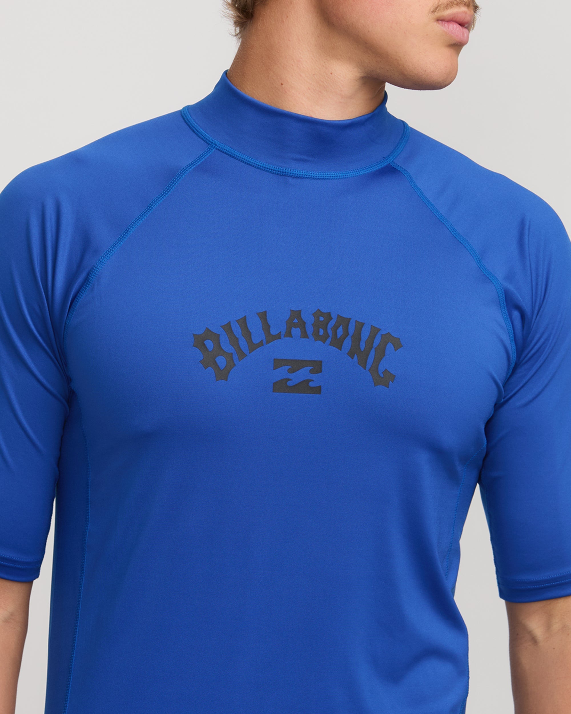 Arch Performance Fit Short Sleeve Rashguard - Cobalt - Image 4