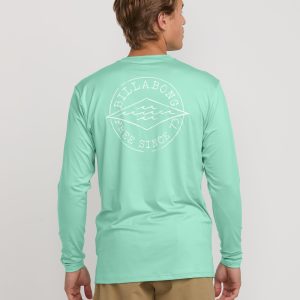 Big Dave Loose Fit Long Sleeve Surf Tee - Bermuda