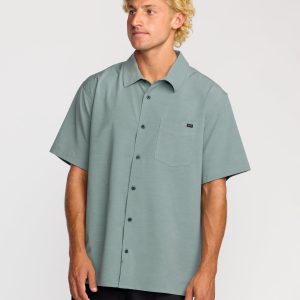 Surftrek Transit Short Sleeve Shirt - Sea Blue