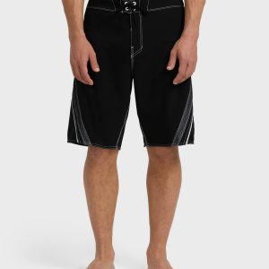 Fluid 2K Pro Performance 21 Boardshorts - Black White