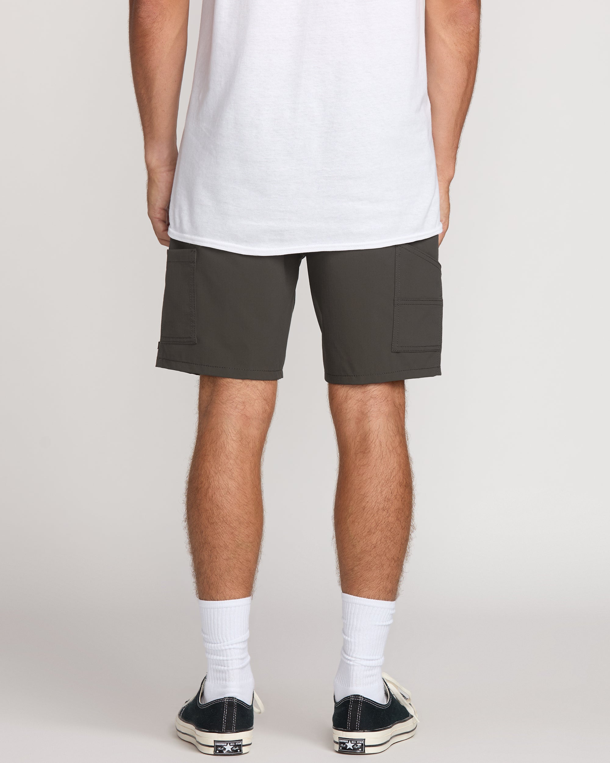 Surftrek Utility Elastic 18 Hybrid Shorts - Raven - Image 2