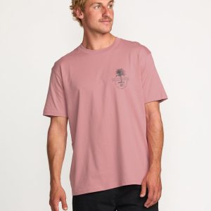 Calm Palm Premium Tee - Dusty Pink