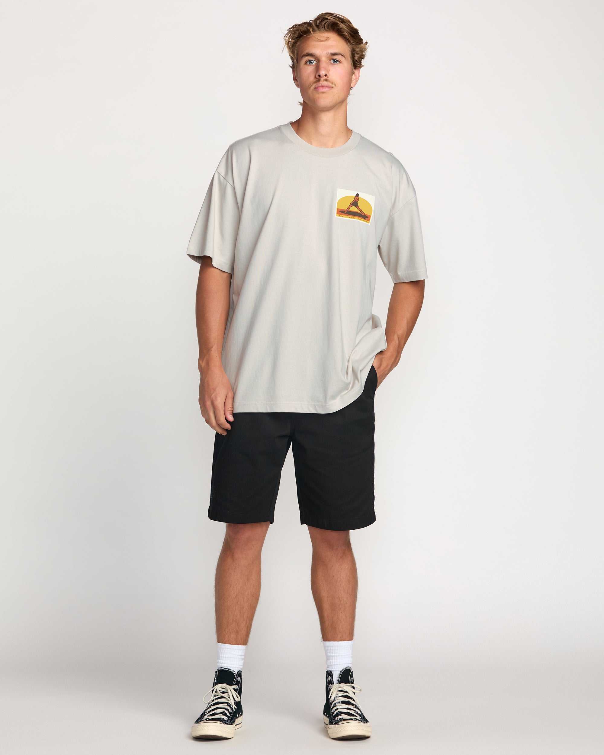 Billabong x Mami Wata Ritual OG Tee - Stone - Image 6