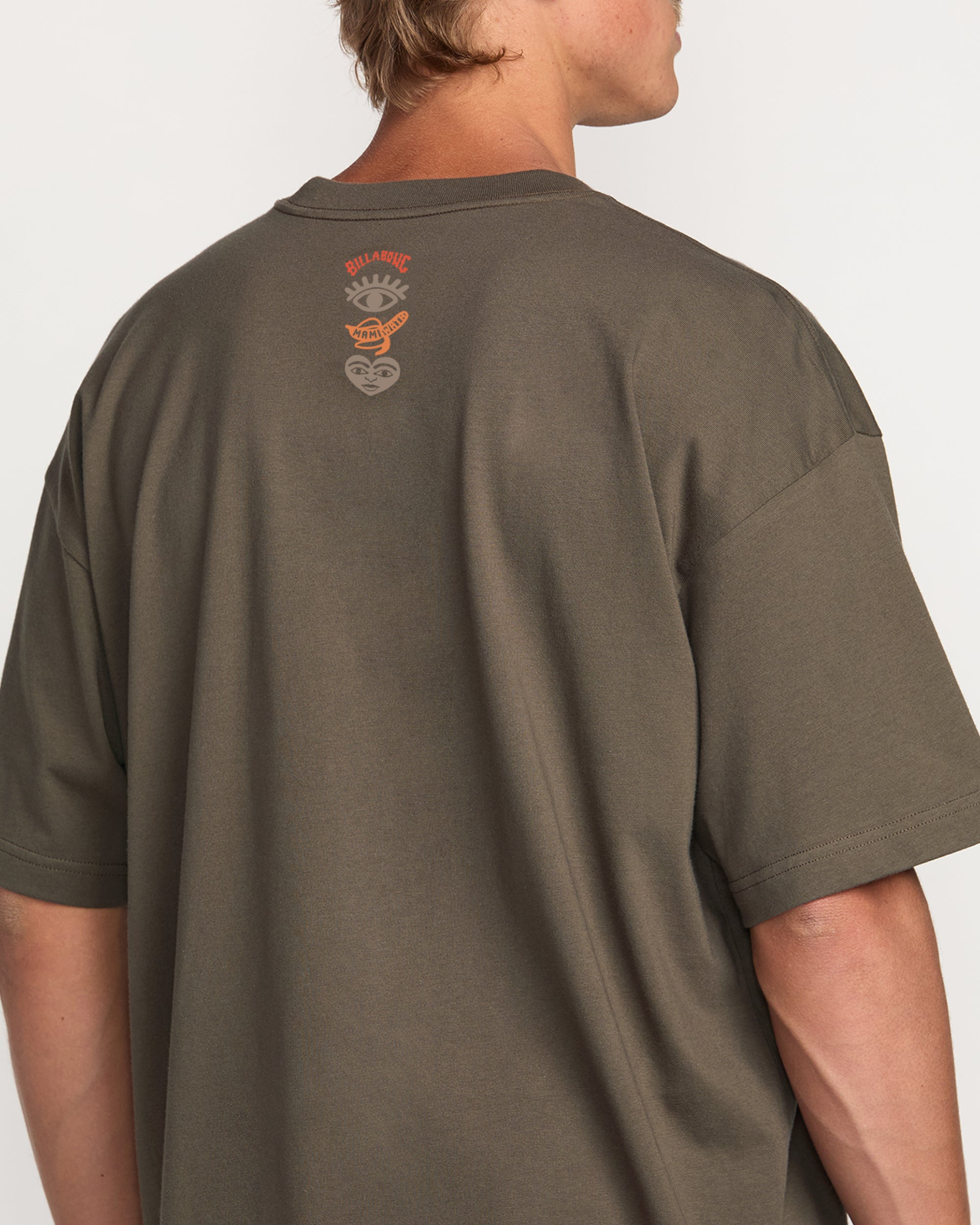 Billabong x Mami Wata Icons OG Tee - Brown - Image 5