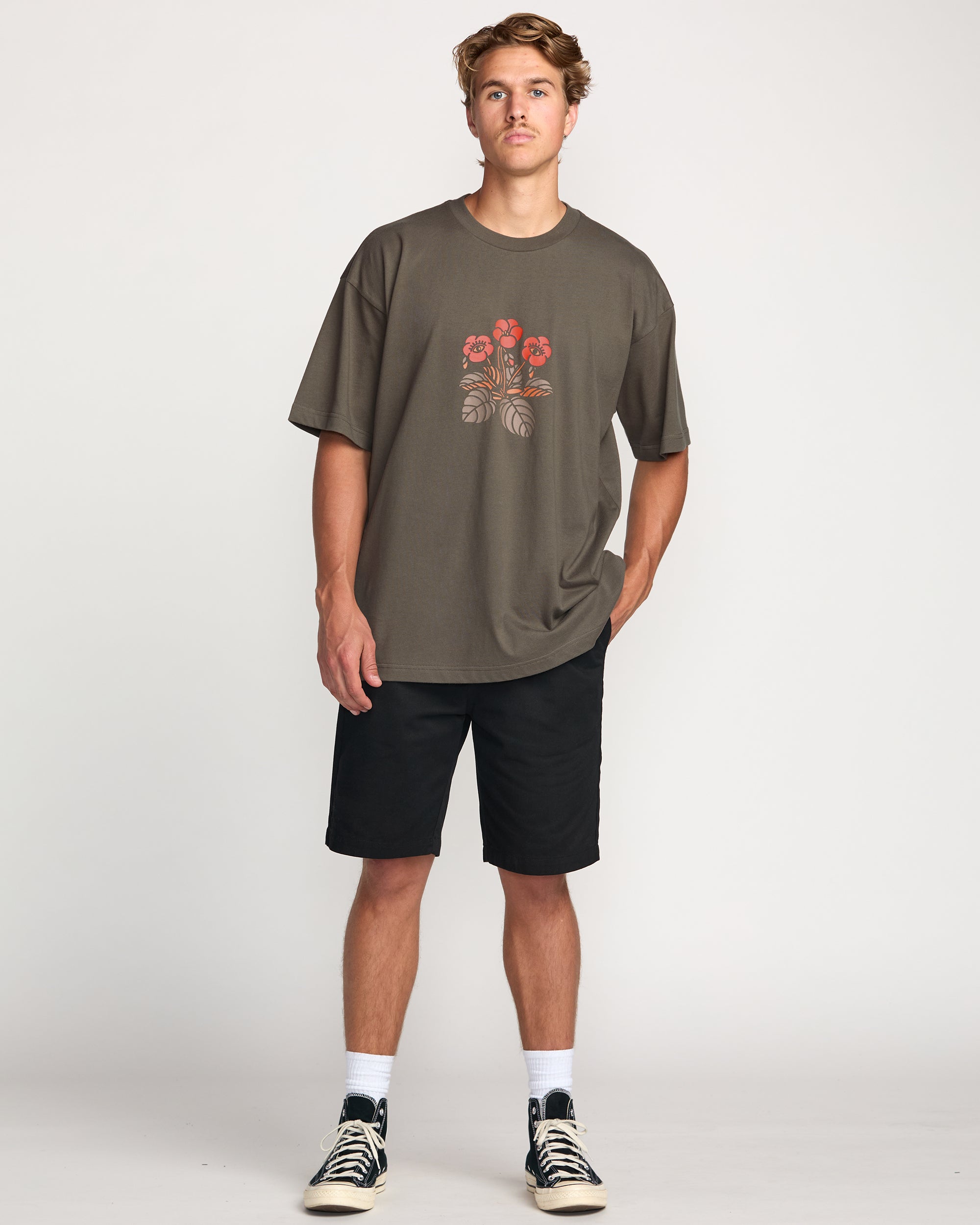 Billabong x Mami Wata Icons OG Tee - Brown - Image 3