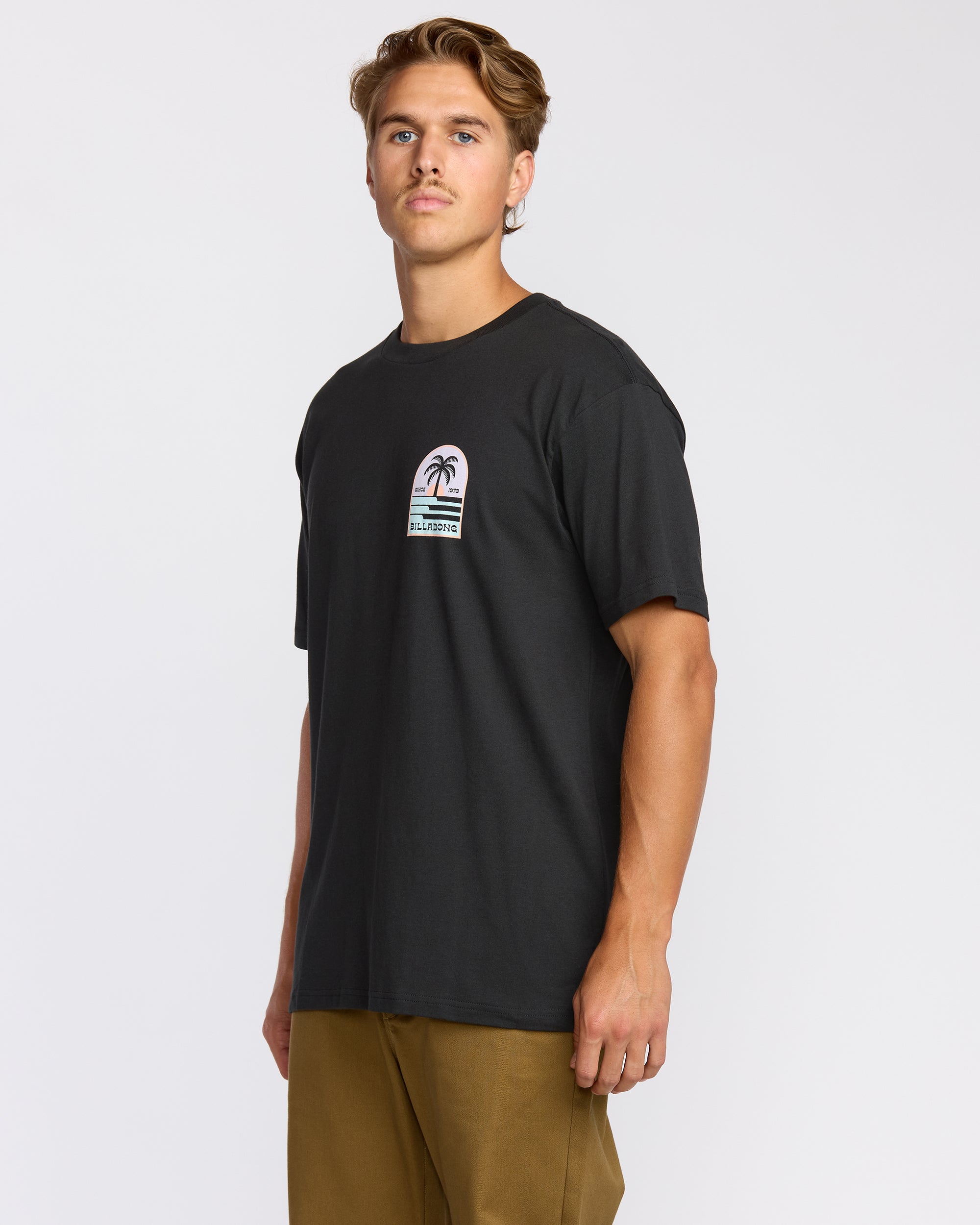 Portal Premium Short Sleeve T-Shirt - Washed Black - Image 3