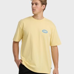 Rotor Diamond Regular Short Sleeve T-Shirt - Golden Yellow