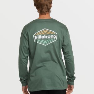 Walled Regular Long Sleeve Tee - Dark Slate