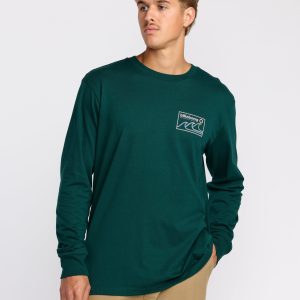Range A/Div Long Sleeve T-Shirt - Spruce Green