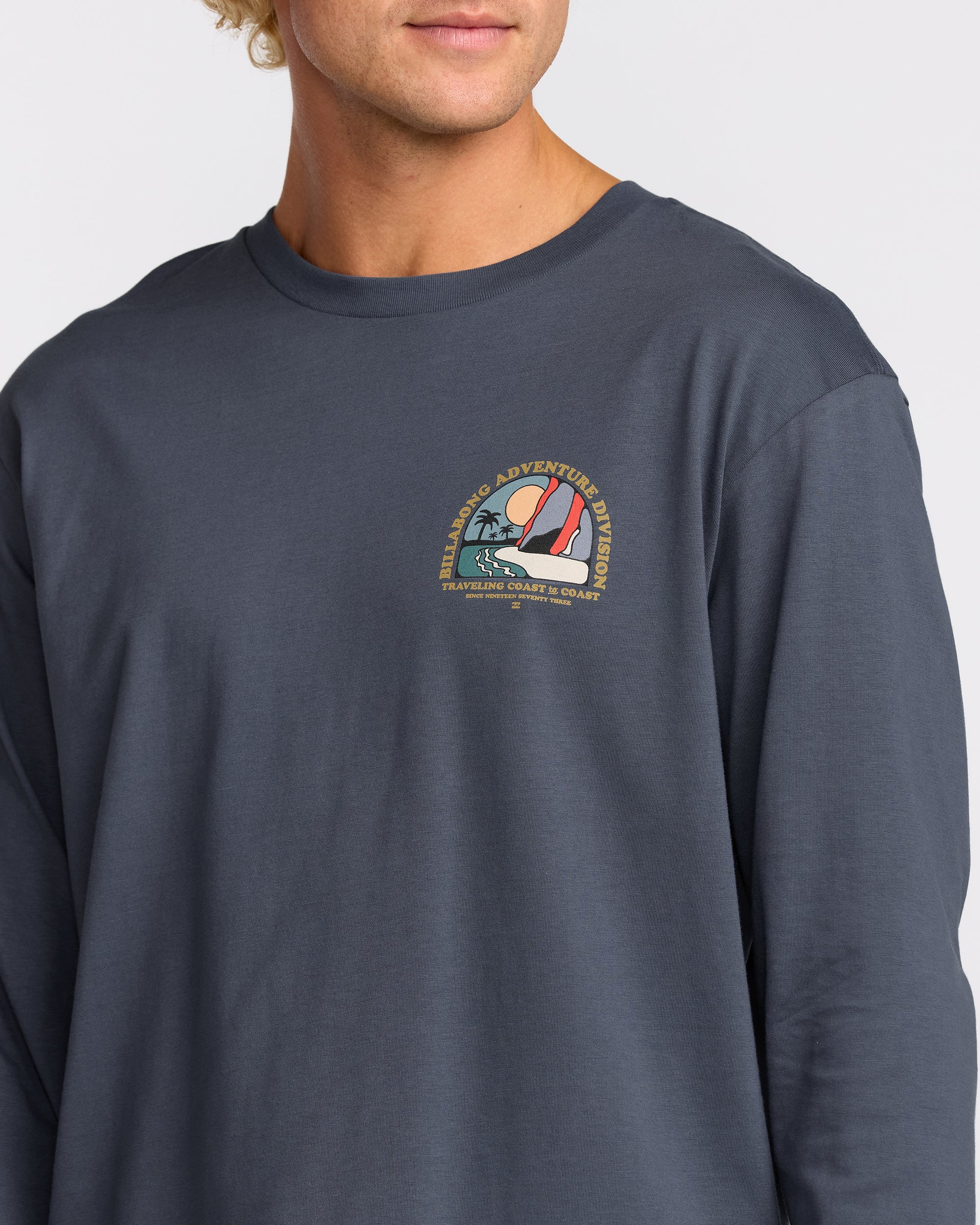 Sundown A/Div Long Sleeve T-Shirt - Midnight Blue - Image 5