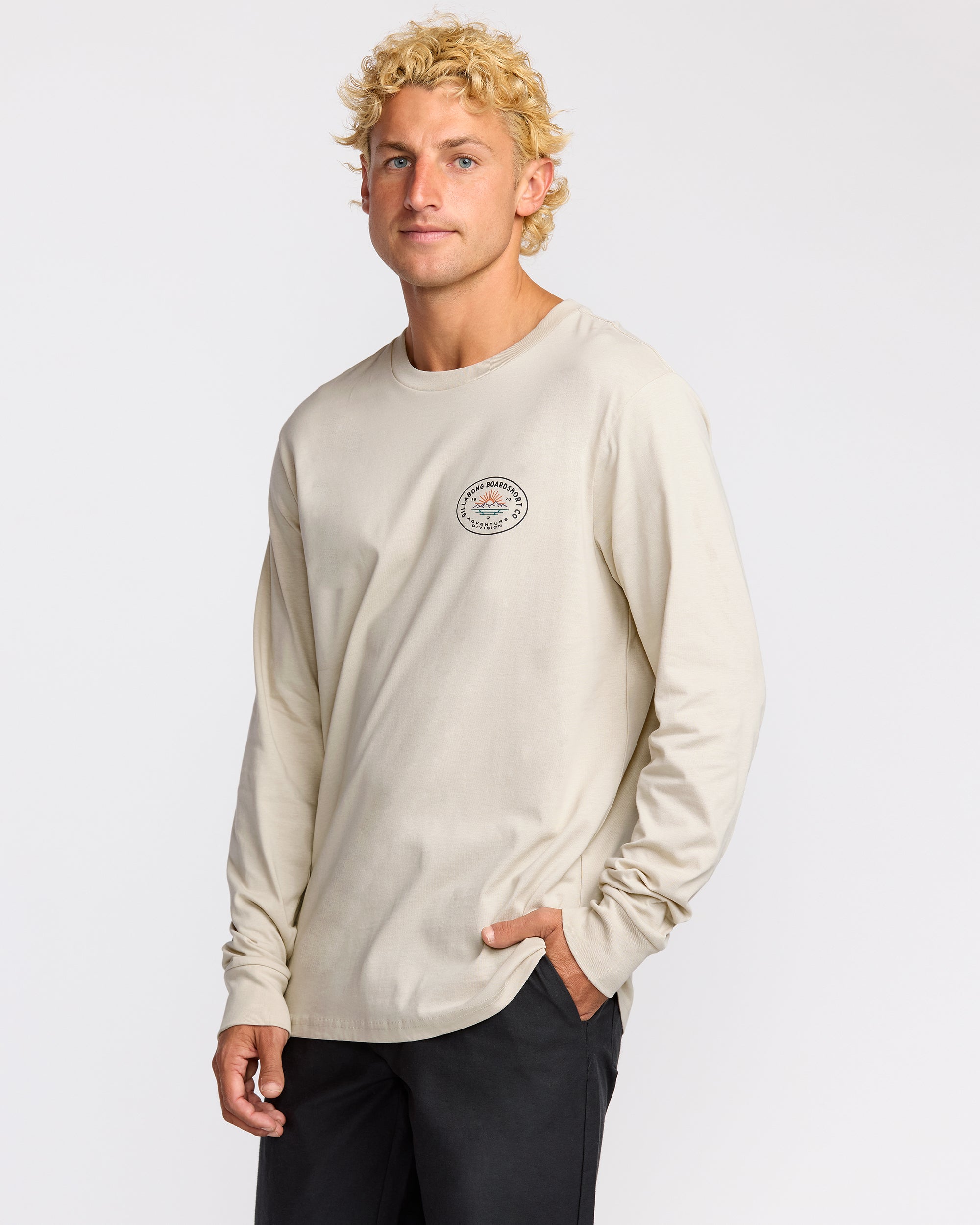 Sierra A/Div Long Sleeve T-Shirt - Chino - Image 3
