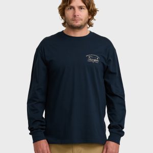 A/Div Scenic Route Long Sleeve T-Shirt - Navy