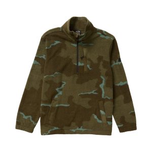 Boundary Mock Sweatshirt - Military Camo