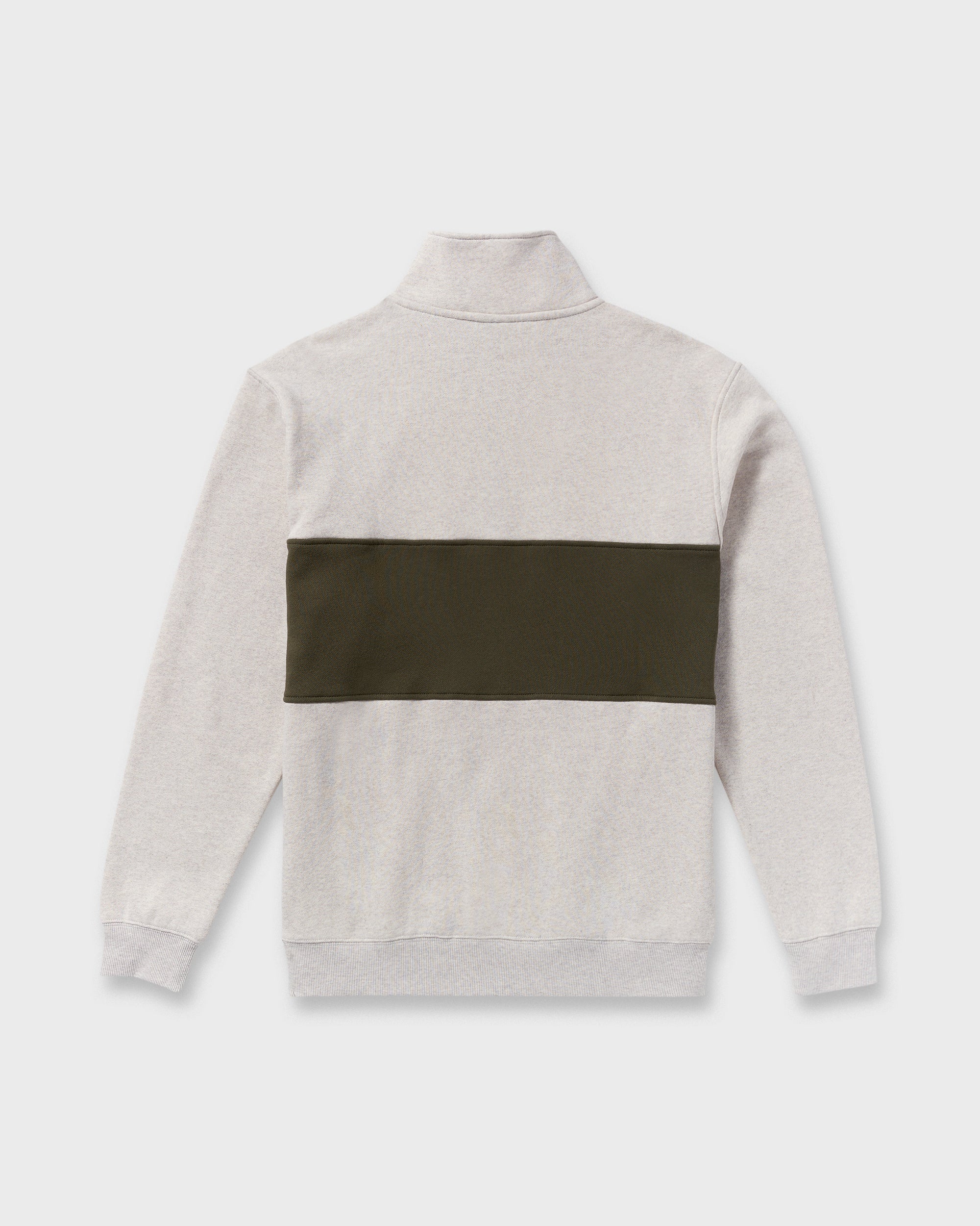 Bad Dog 3/4 Zip Mockneck Sweatshirt - Sand Htr - Image 7