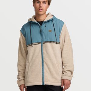 Boundary Lite Zip Sweatshirt - Bleached Sand