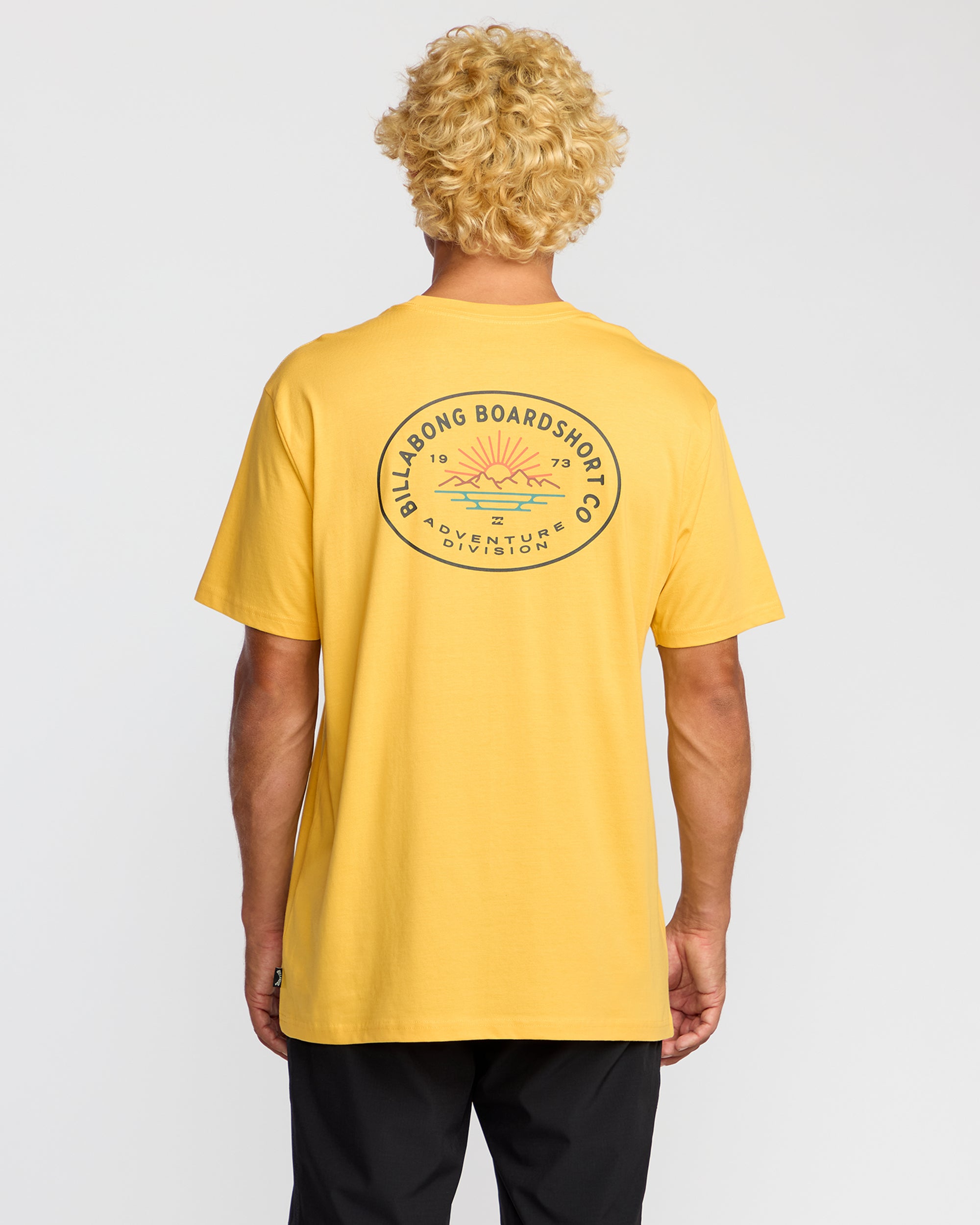 Sierras A/Div Short Sleeve T-Shirt - Dust Yellow - Image 2