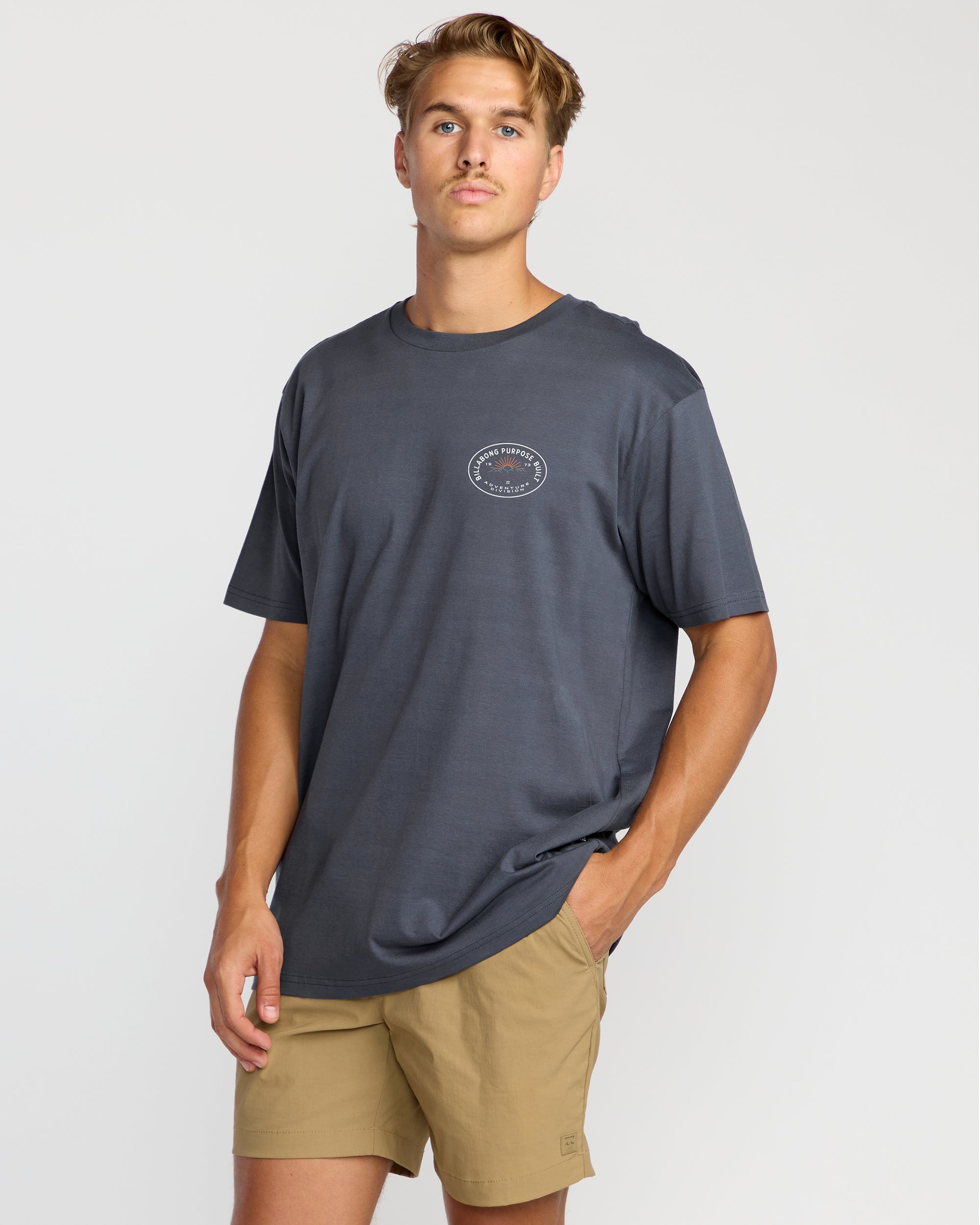 Sierras A/Div Short Sleeve T-Shirt - Midnight Blue - Image 3