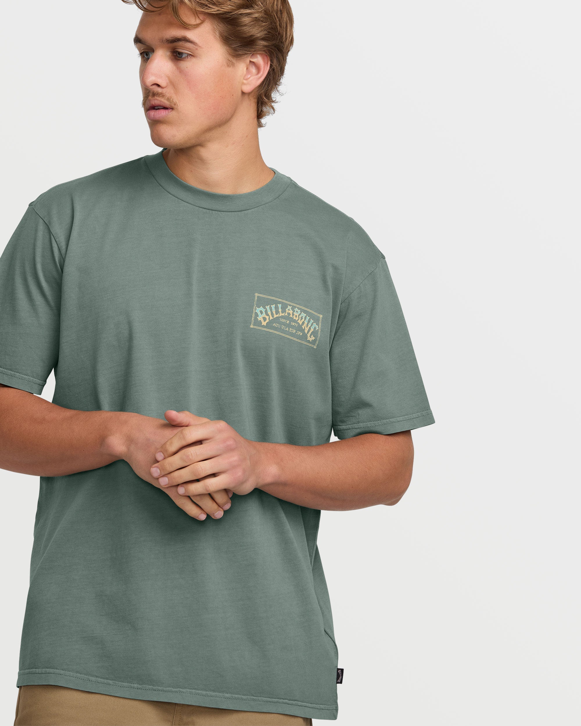 Original Arch Premium Wave Wash Tee - Dark Slate - Image 4