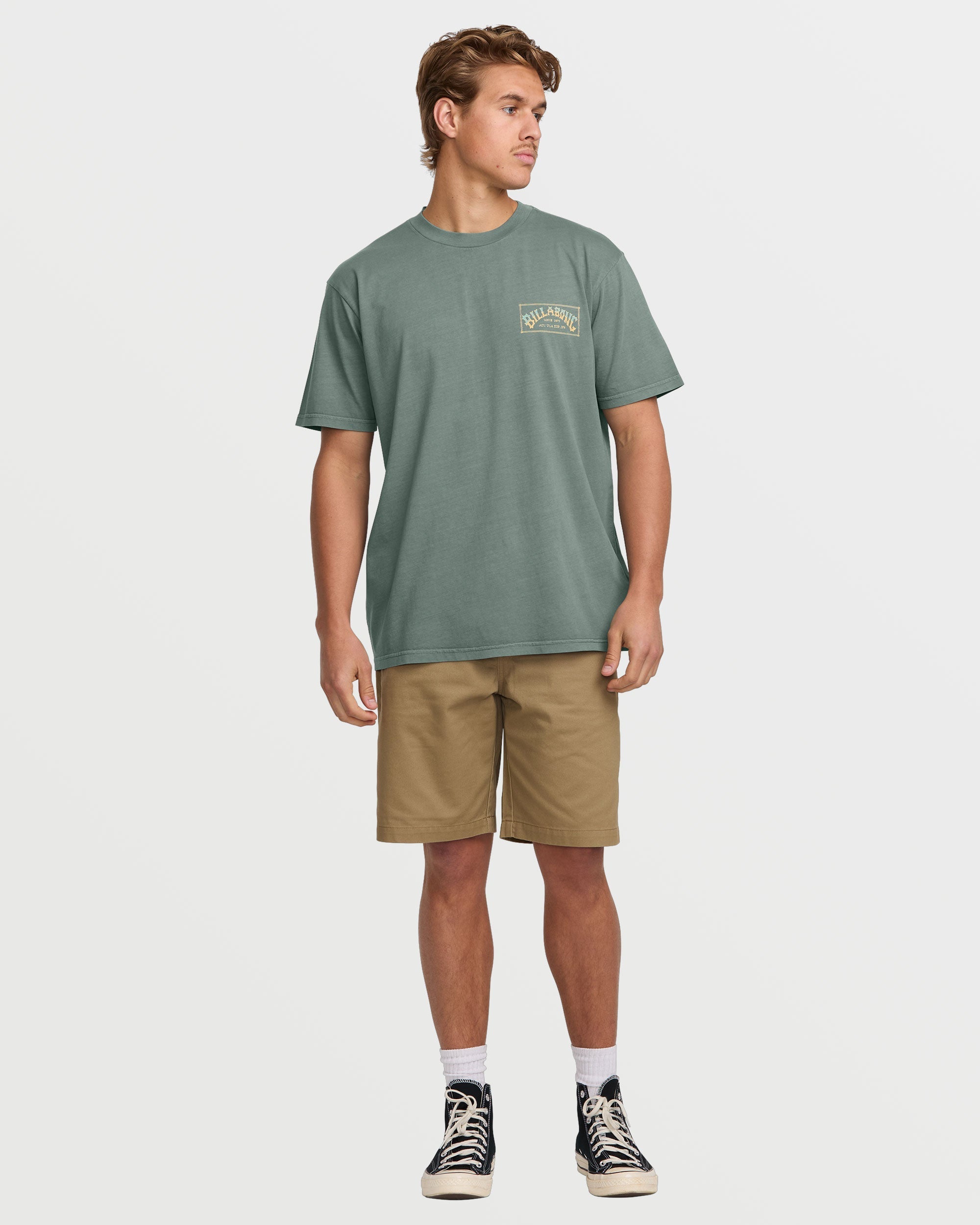 Original Arch Premium Wave Wash Tee - Dark Slate - Image 5