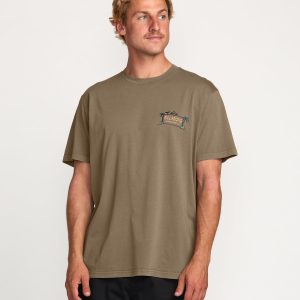 No Vacancy Premium Wave Wash Tee - Brown
