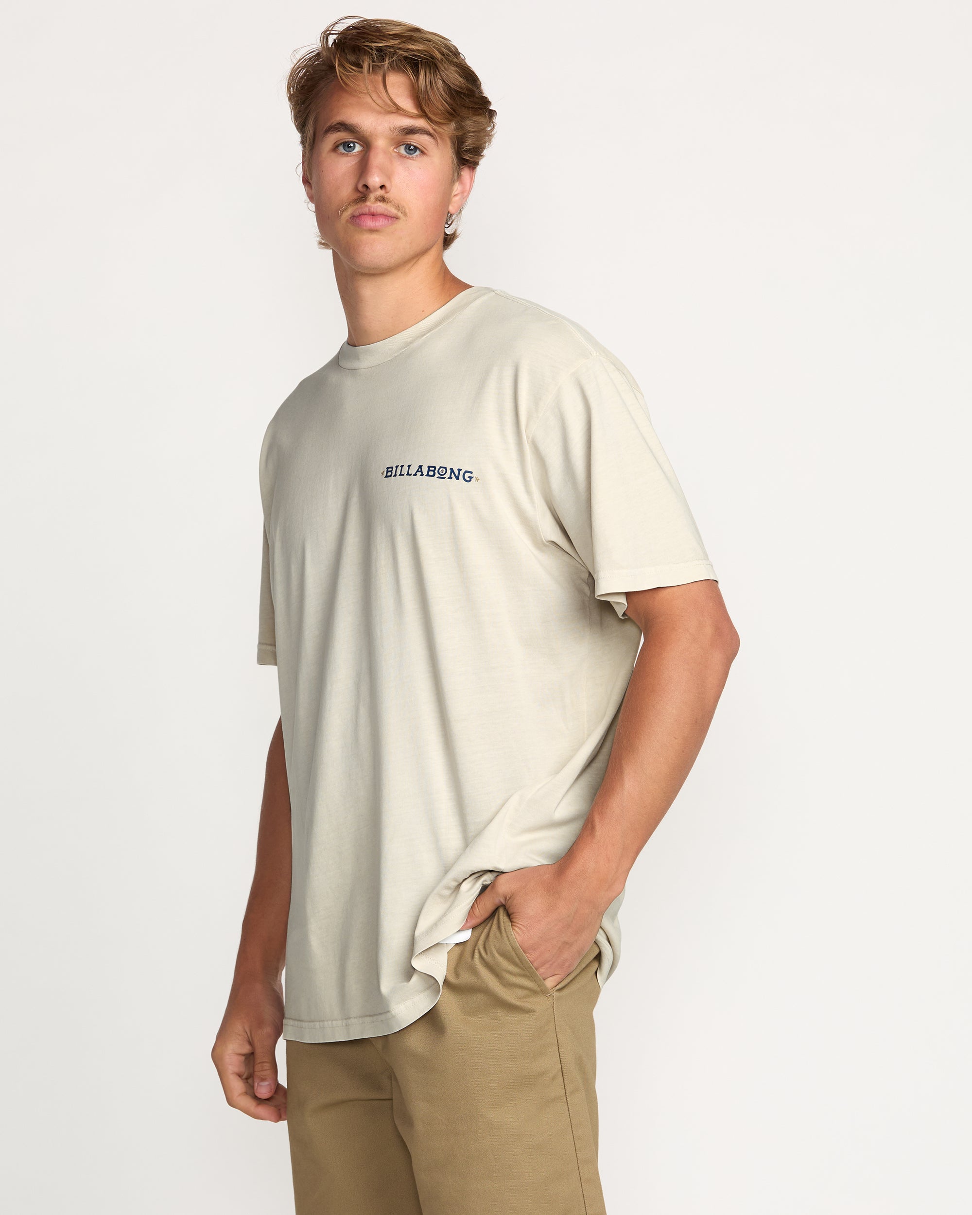 Paise Haze Premium Wave Wash Tee - Chino - Image 4