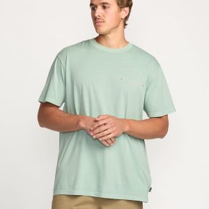 Paise Haze Premium Wave Wash Tee - Mist Green