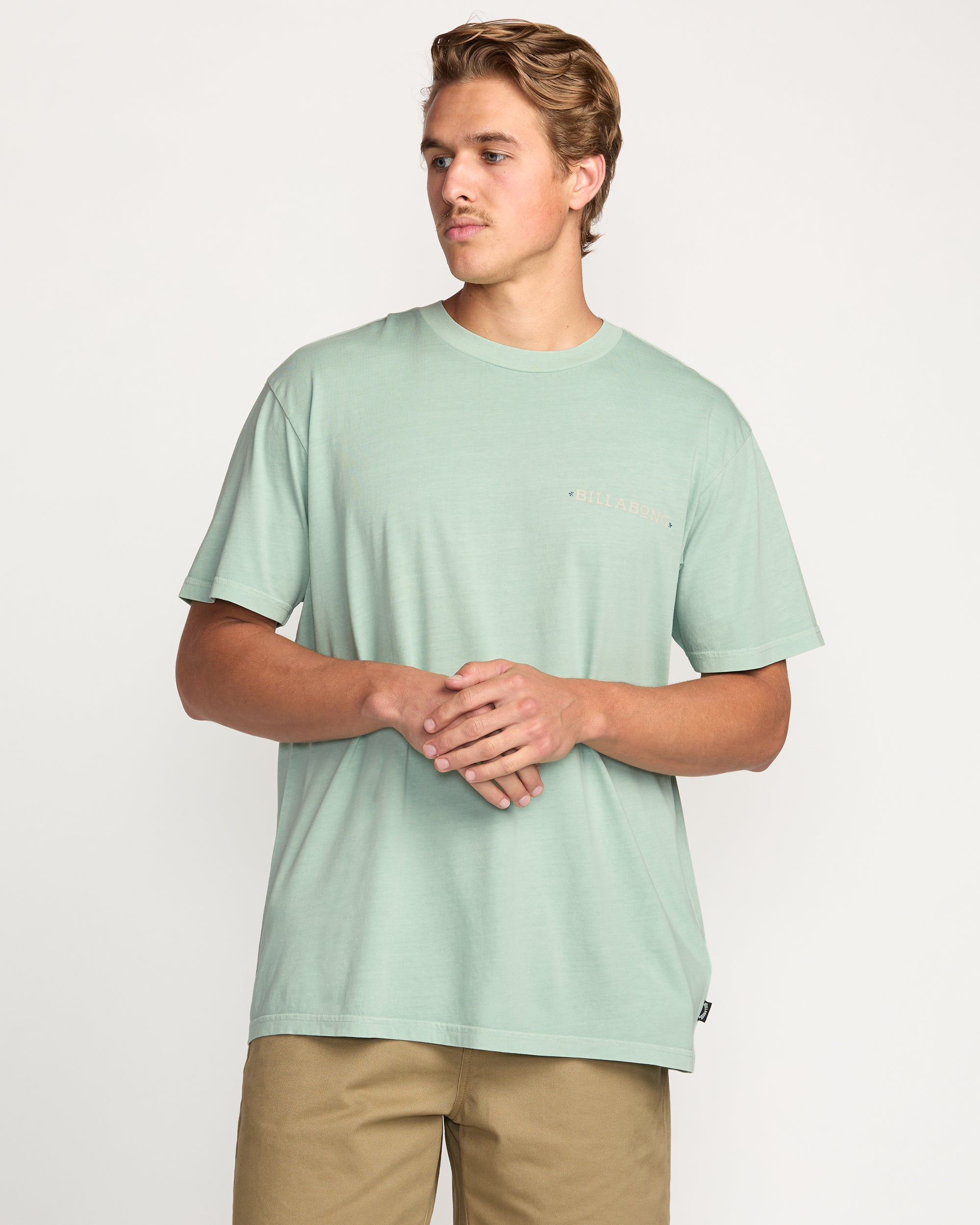 Paise Haze Premium Wave Wash Tee - Mist Green