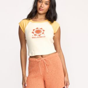 Beach Club Babe Short Sleeve T-Shirt - Butter