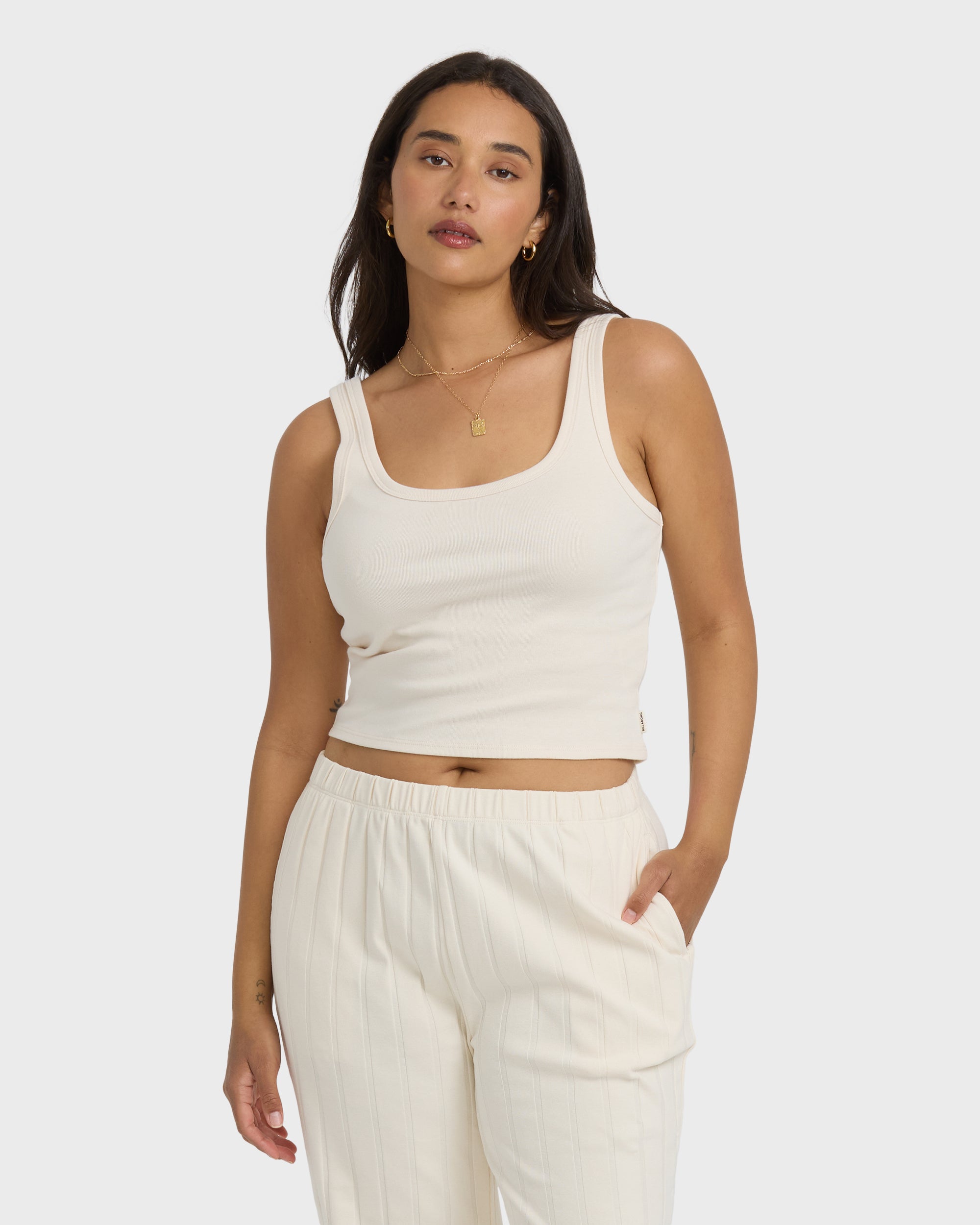 Goddess Knit Tank - Whitecap - Image 2