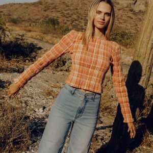 Check Me Out Long Sleeve Shirt - Sunburnt