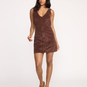 Last Waves Dress - Espresso