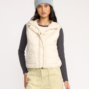 Cliffs Quilted Lightweight Vest - Whitecap