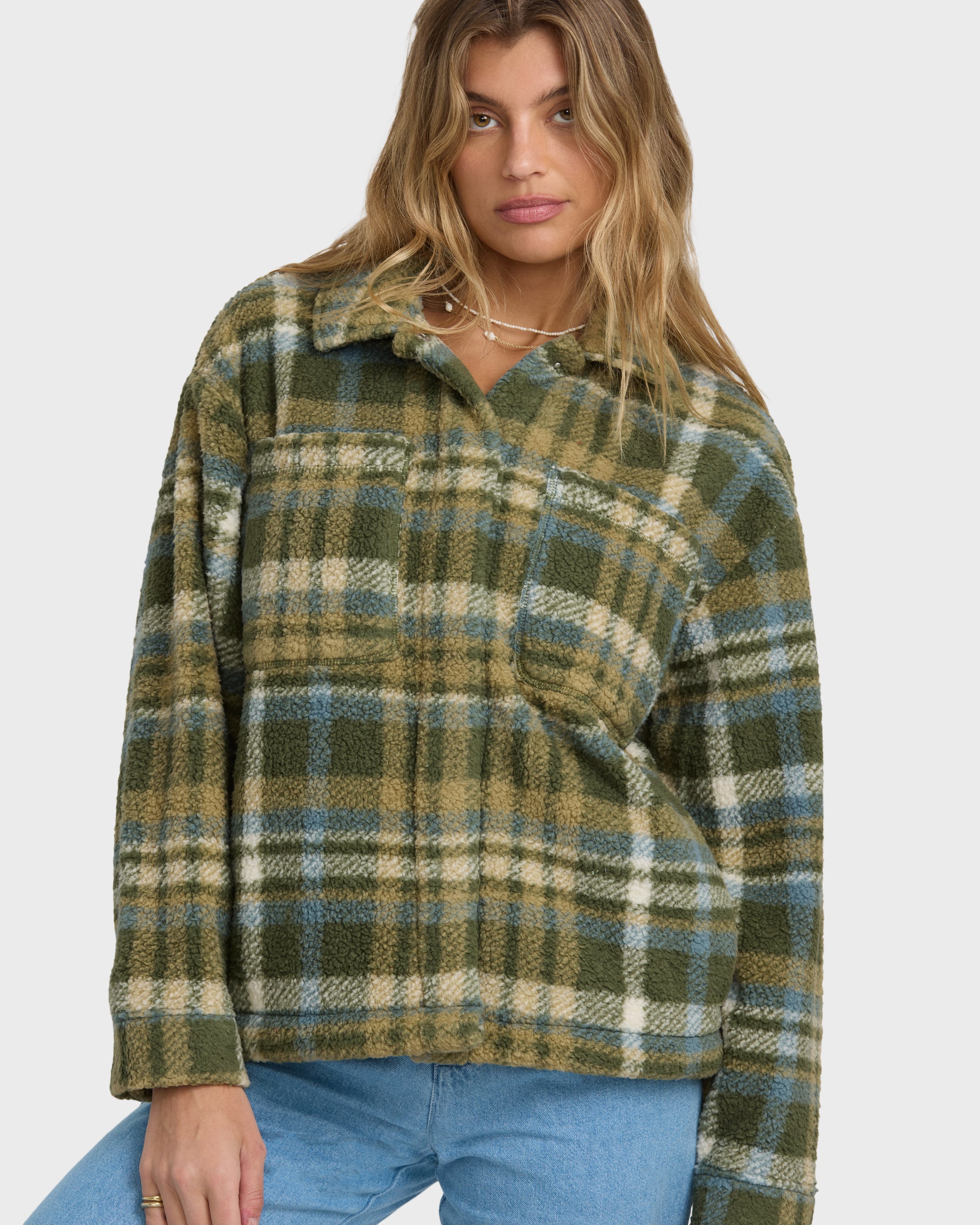 Sundown Sherpa Shacket - Canteen - Image 2