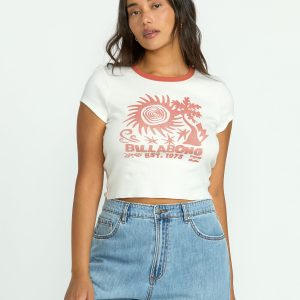 Electric Feeling Tee - Salt Crystal