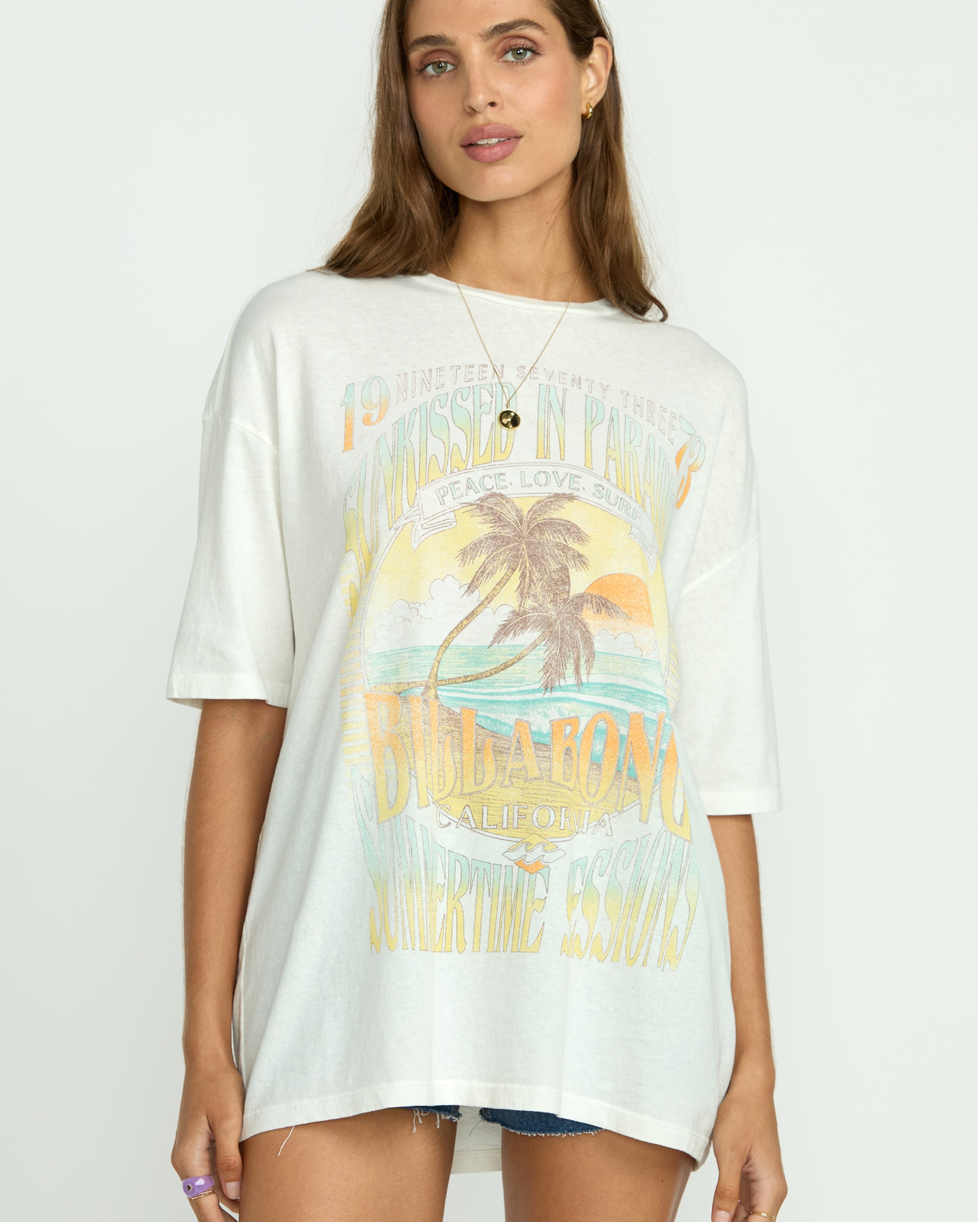 Sunset Mindset Tee - Salt Crystal - Image 2
