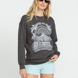 Palm Classics Crew Sweatshirt - Off Black