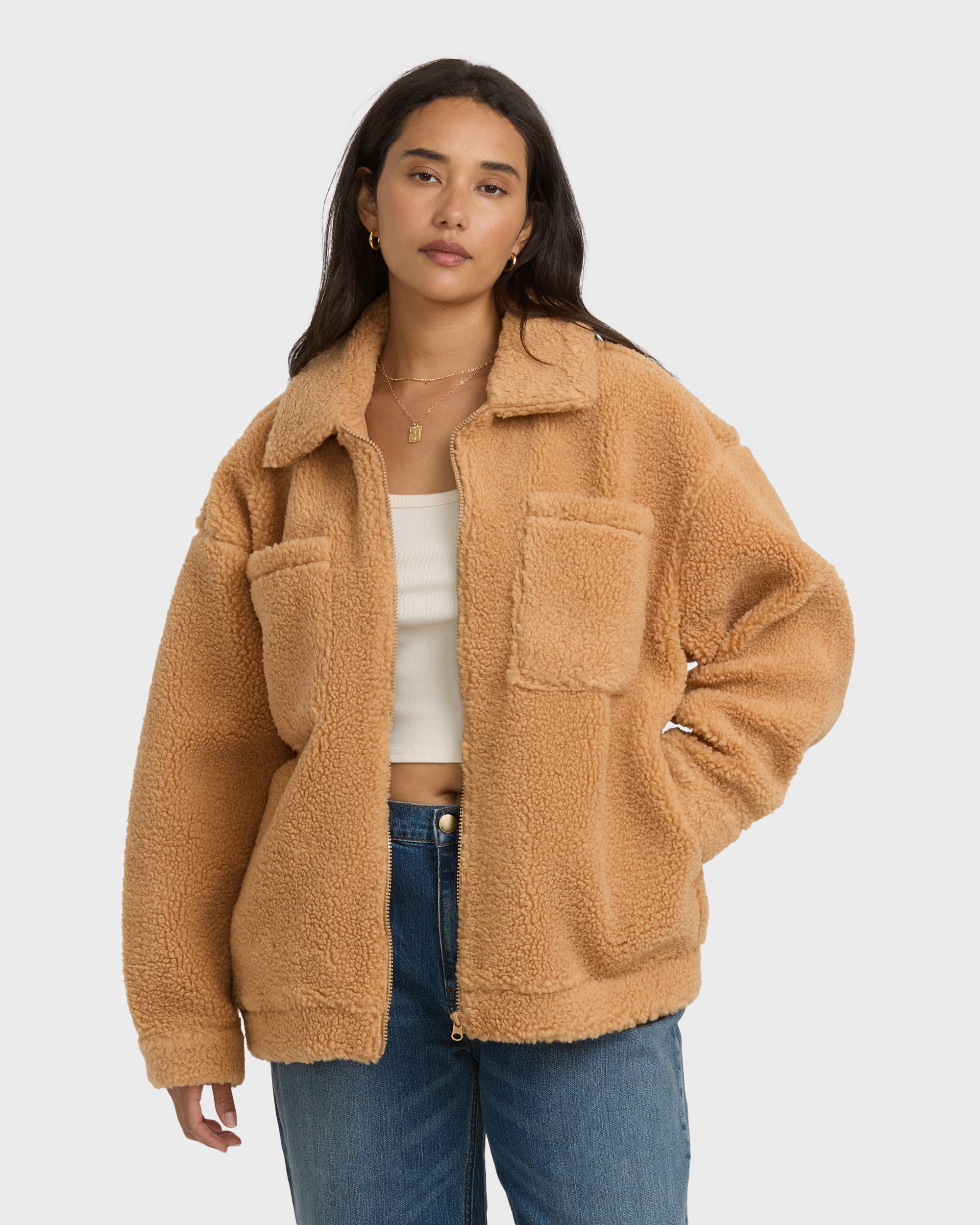 Resound Sherpa Shacket - Dusty Trails