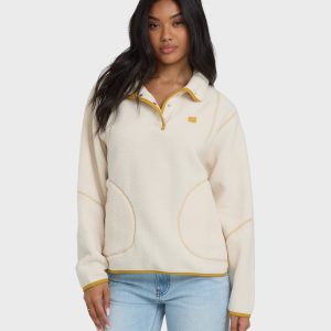 Streamer Half Snap Sweatshirt - Whitecap