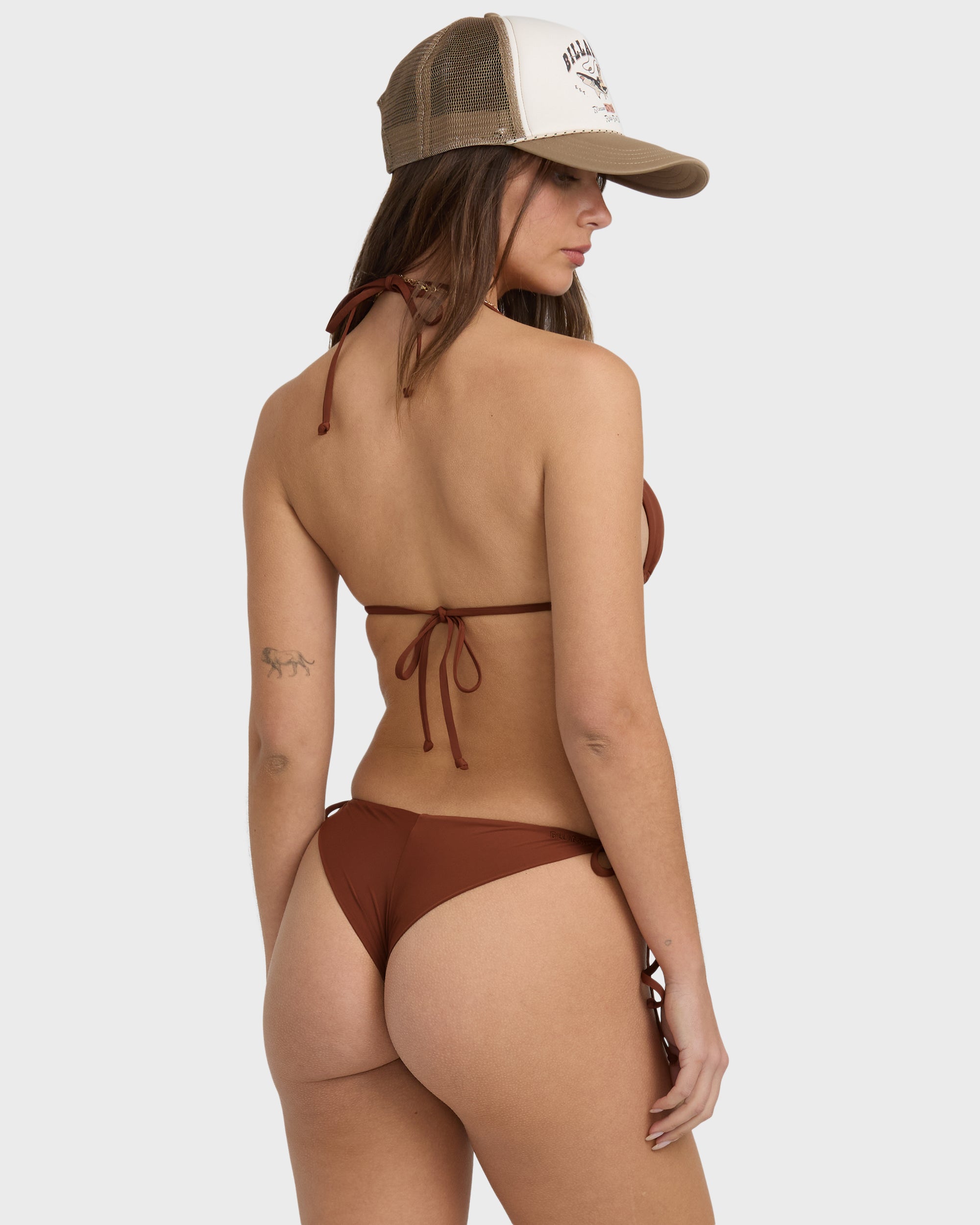 Sol Searcher Tie Side Tanga Bikini Bottom - Cowhide - Image 6