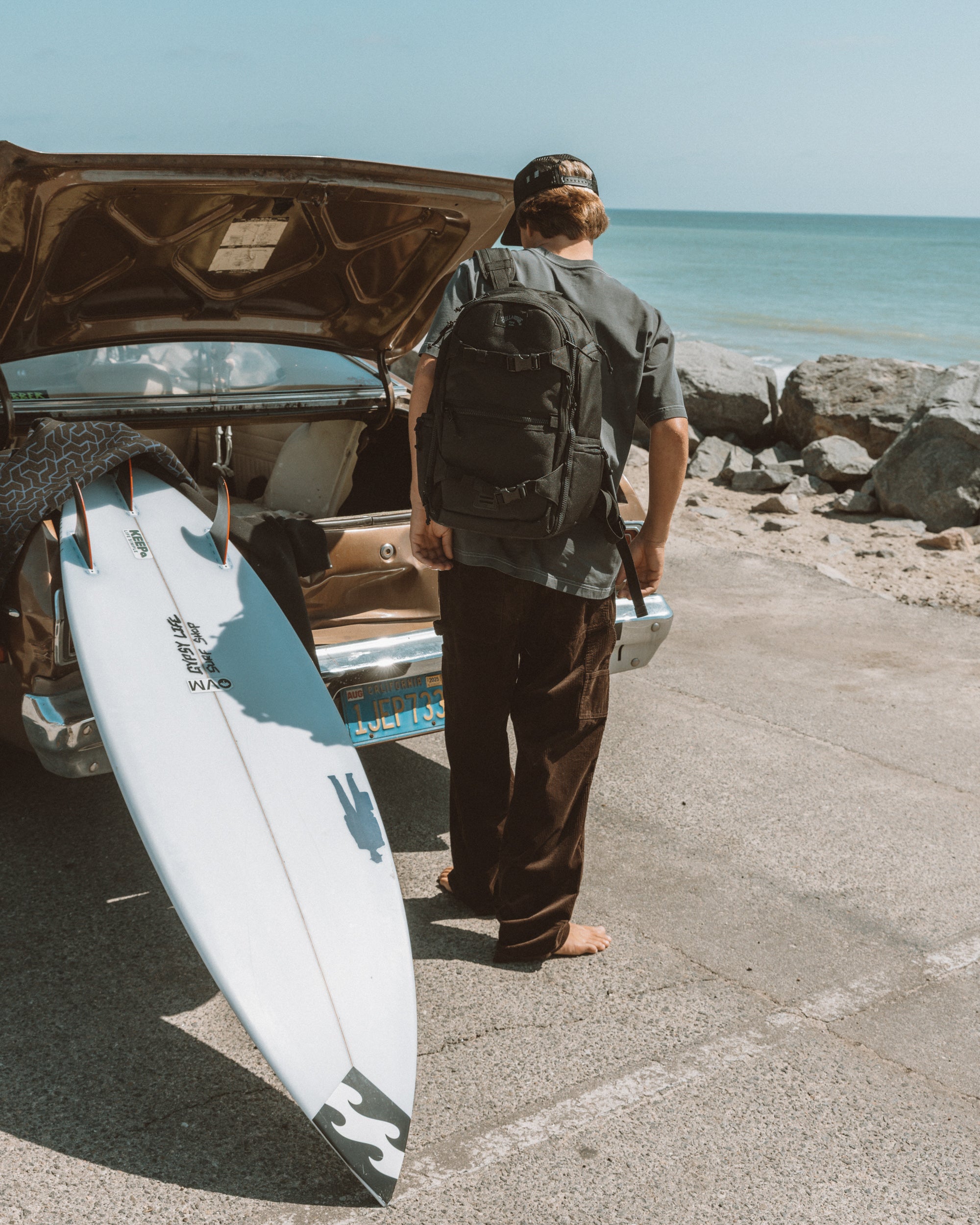 Larry Cord Garage Pants - Chocolate - Image 2