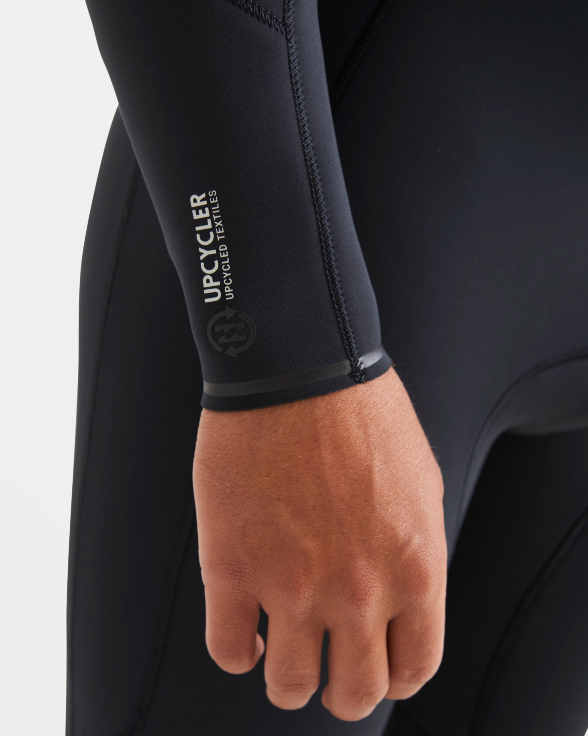 3/2mm Absolute Natural Upcycler GBS Chest Zip Wetsuit - Black - Image 5