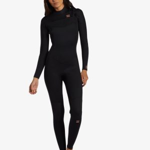 4/3mm Foil GBS Chest Zip Wetsuit - Black