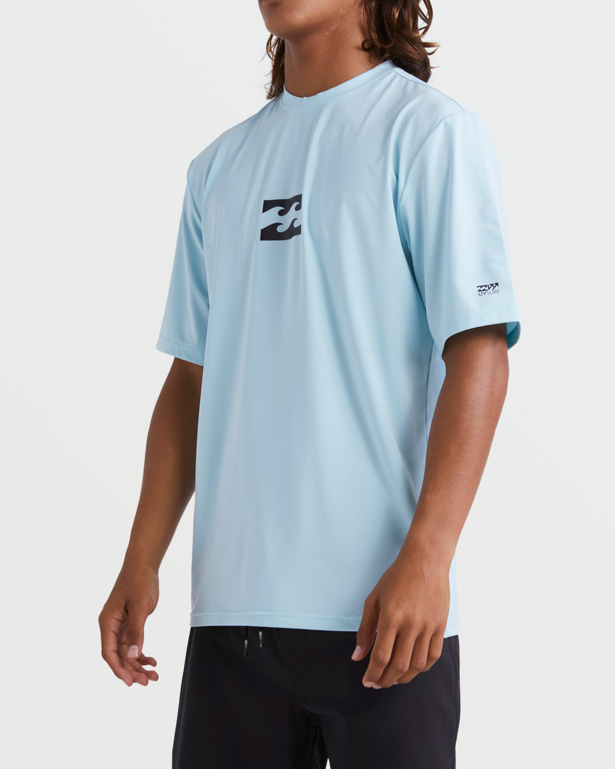 All Day Wave Short Sleeve Rashguard - Coastal Blue - Image 4