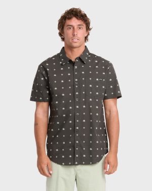 Aloe How Are You Short Sleeve Shirt - Charcoal