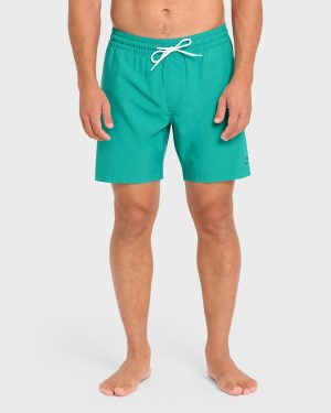 Kai Elastic Waist 17 Hybrid Shorts - DEEP TEAL