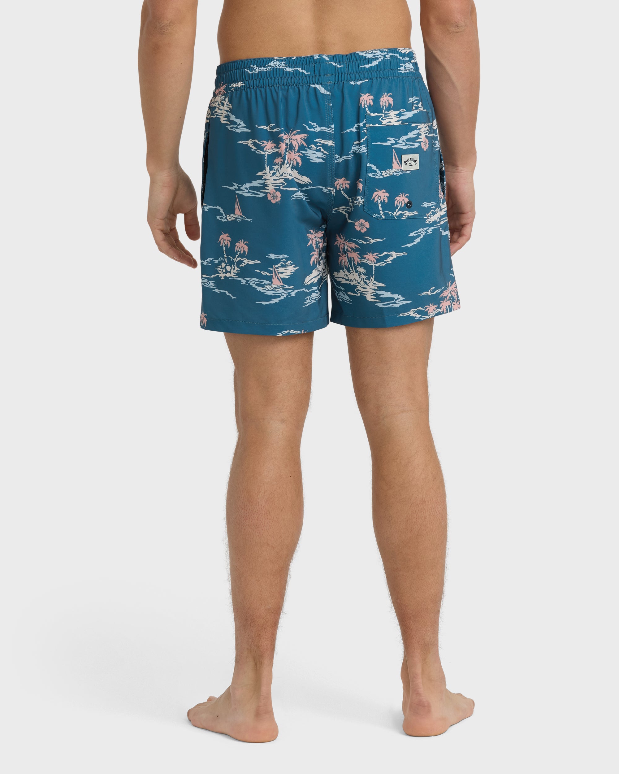 Lineup Laybacks 16 Trunks - Real Teal - Image 5