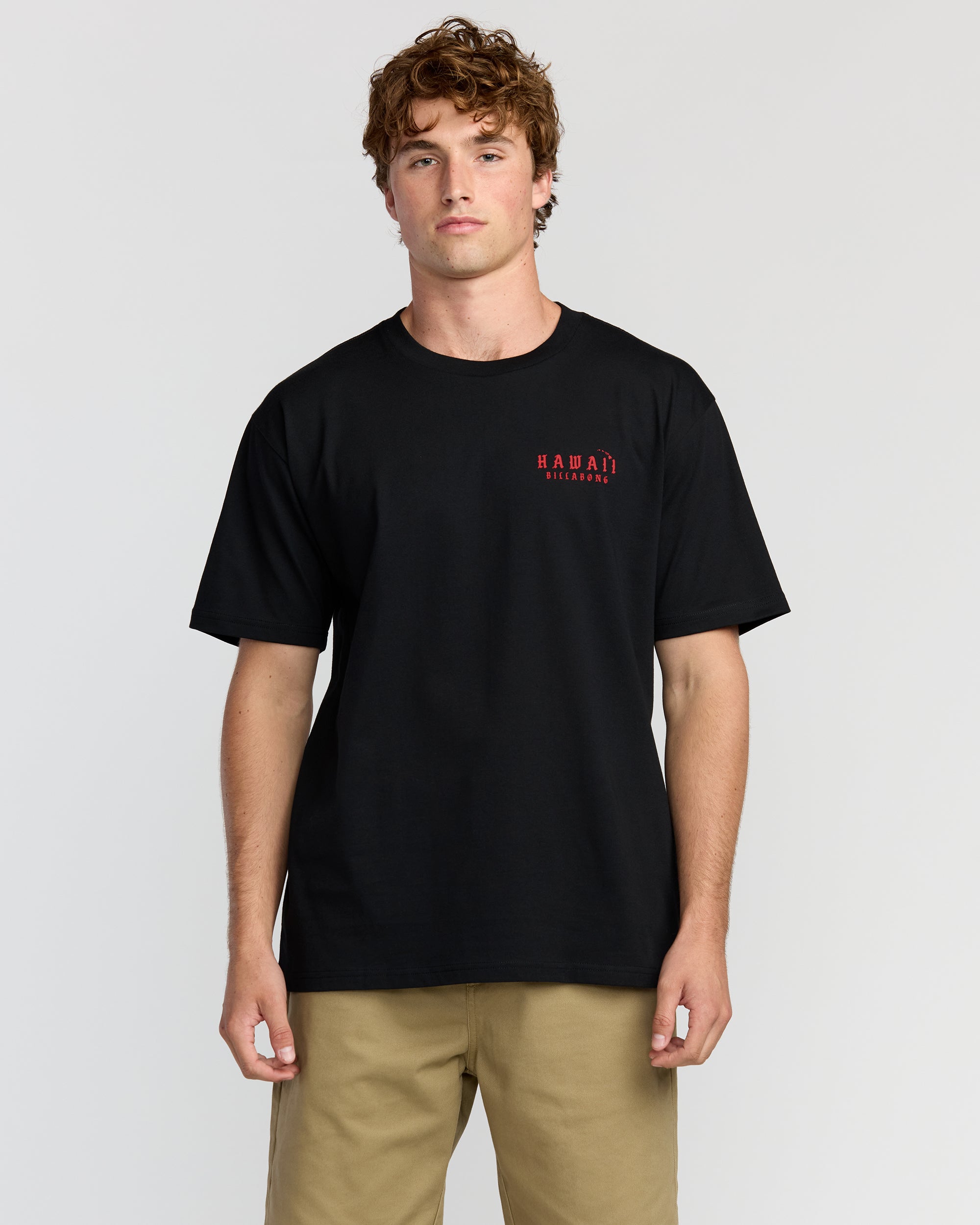 Skull Wave Hi Regular Short Sleeve T-Shirt - Black - Image 2