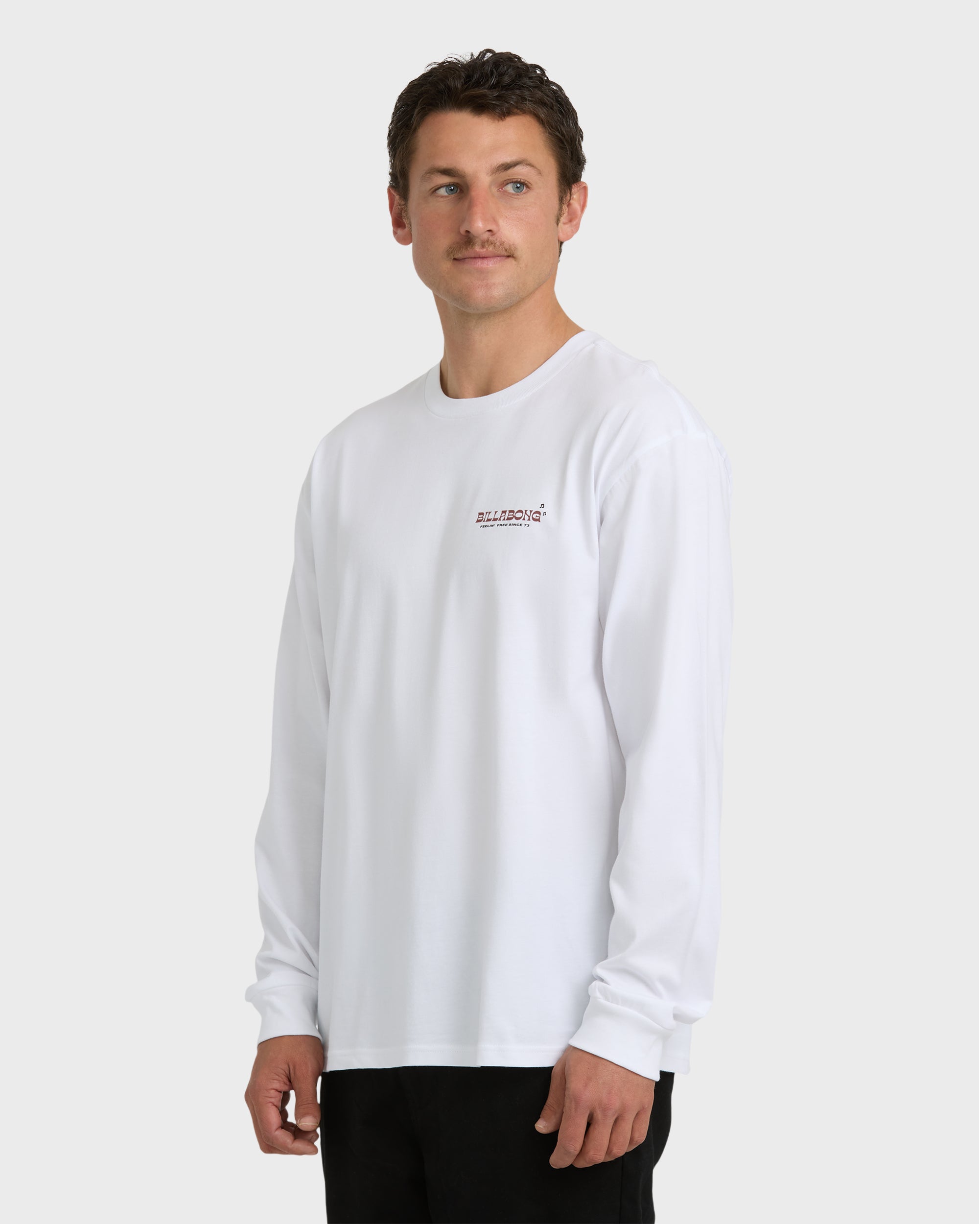 Under The Sun Regular Long Sleeve T-Shirt - White - Image 4